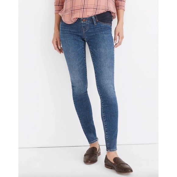 Madewell Denim - Madewell Maternity Side Panel Skinny Jeans in Wendover Wash Size 28